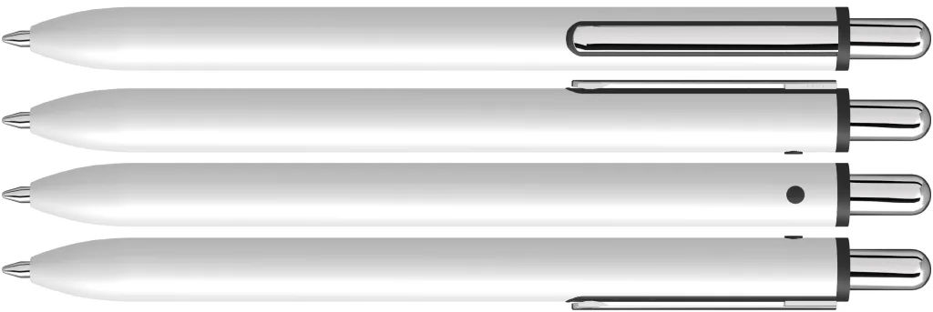 AERO Druckkugelschreiber weiss, weiss – Bild 2