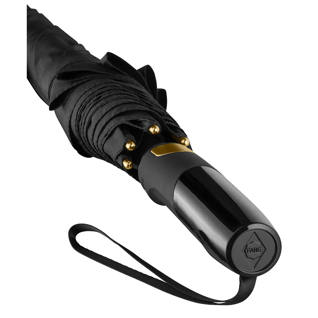 AC-Alu-Gästeschirm FARE® Precious, schwarz/gold – Bild 6