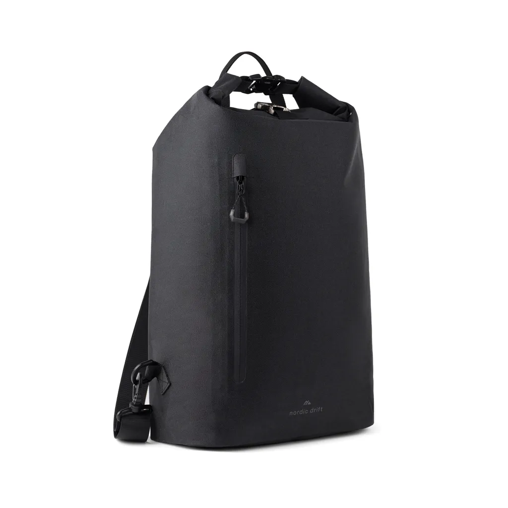 Nordic Drift Trail RCS wasserdichte Fahrradtasche 25L, schwarz – Bild 2