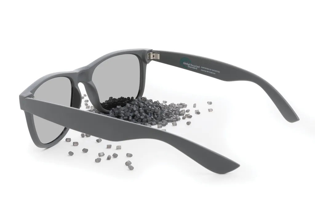 Sonnenbrille aus GRS recyceltem PC Kunststoff, grau – Bild 2