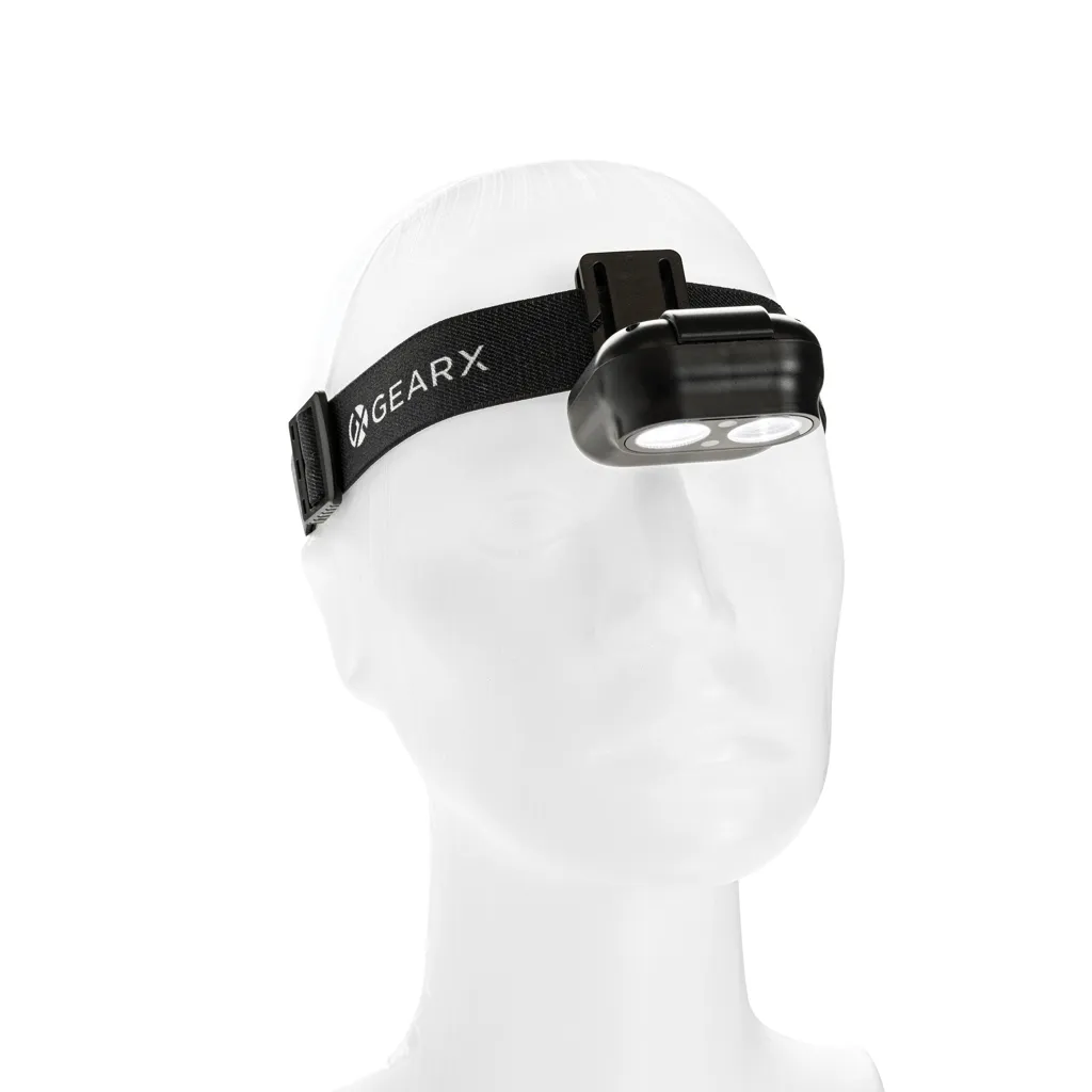 Gear X Stirnlampe mit Bewegungssensor aus RCS rec. ABS, schwarz – Bild 4