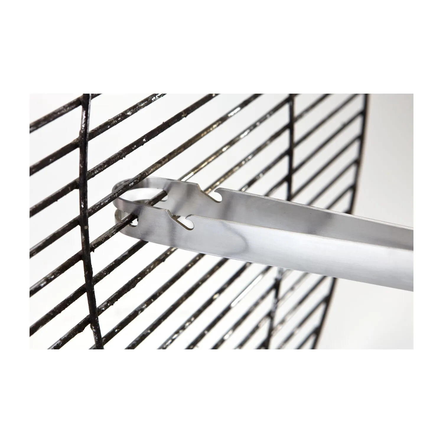 ROMINOX® Grillzange // BBQ 5in1, silber – Bild 3