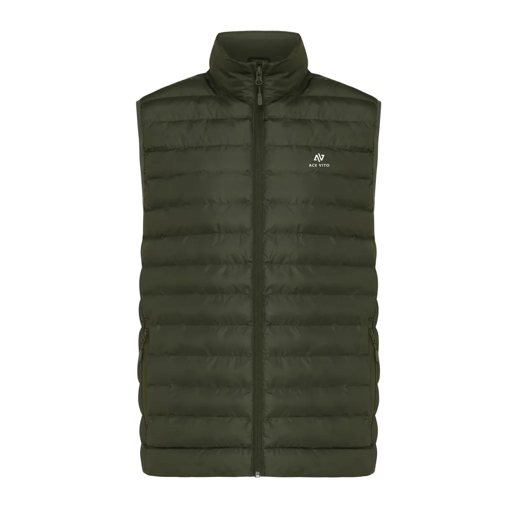 IQONIQ Meru Herren Bodywarmer aus recyceltem Polyester, khaki – Bild 3