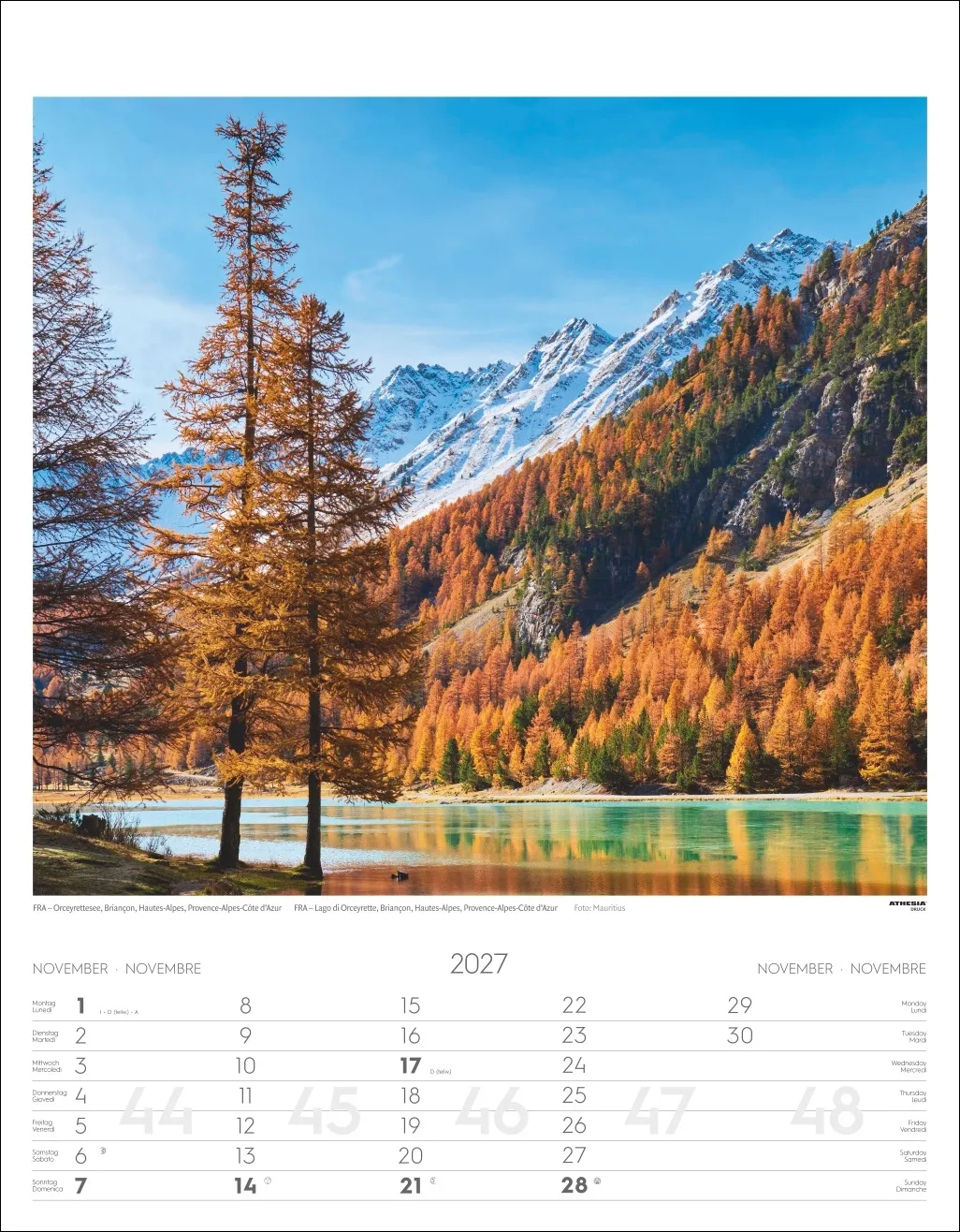 Alpen Wandkalender 2027 – Bild 12
