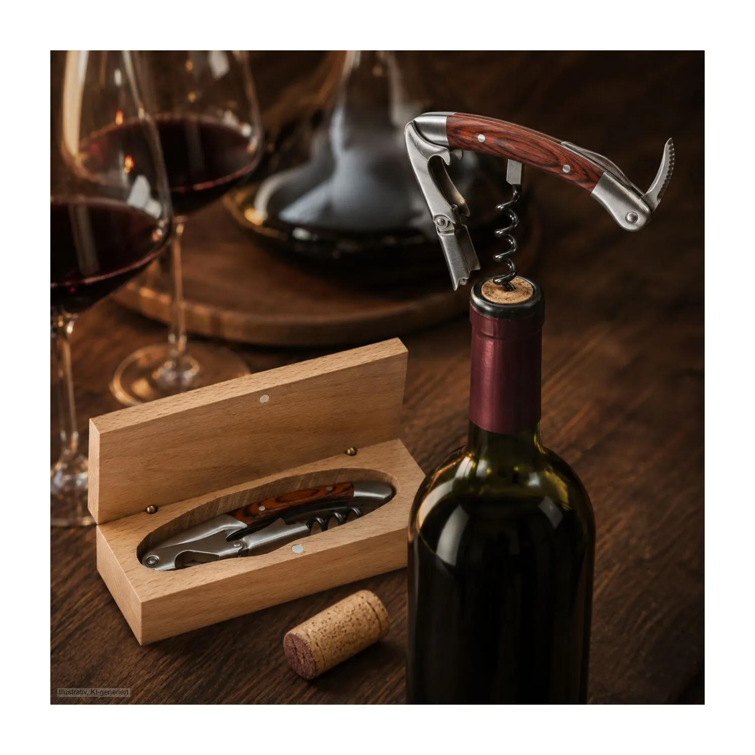 Geschenkset / Präsenteset: Wein-Freu(n)de, gelb – Bild 7