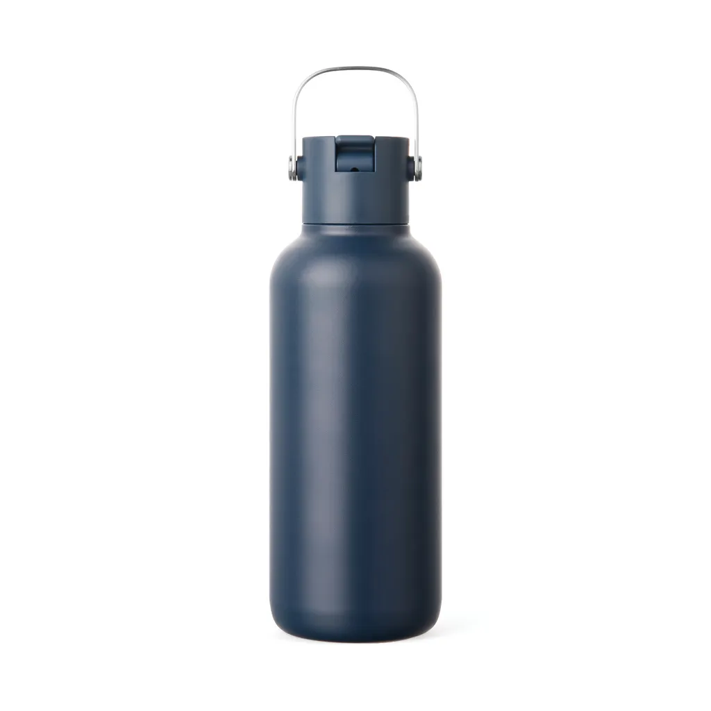 VINGA Cael RCS Stainless-Steel Trinkflasche 600ml, navy blau – Bild 4