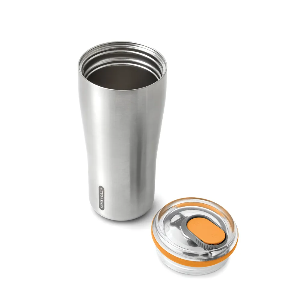 Black+Blum isolierter Reisebecher 600ml, orange – Bild 5