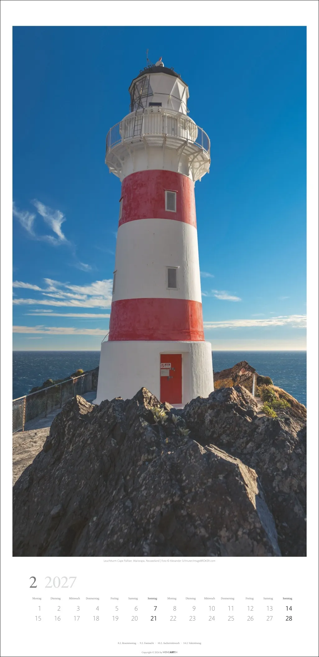 Leuchttürme Wandkalender 2027, 33 × 68 cm (B × H) – Bild 3
