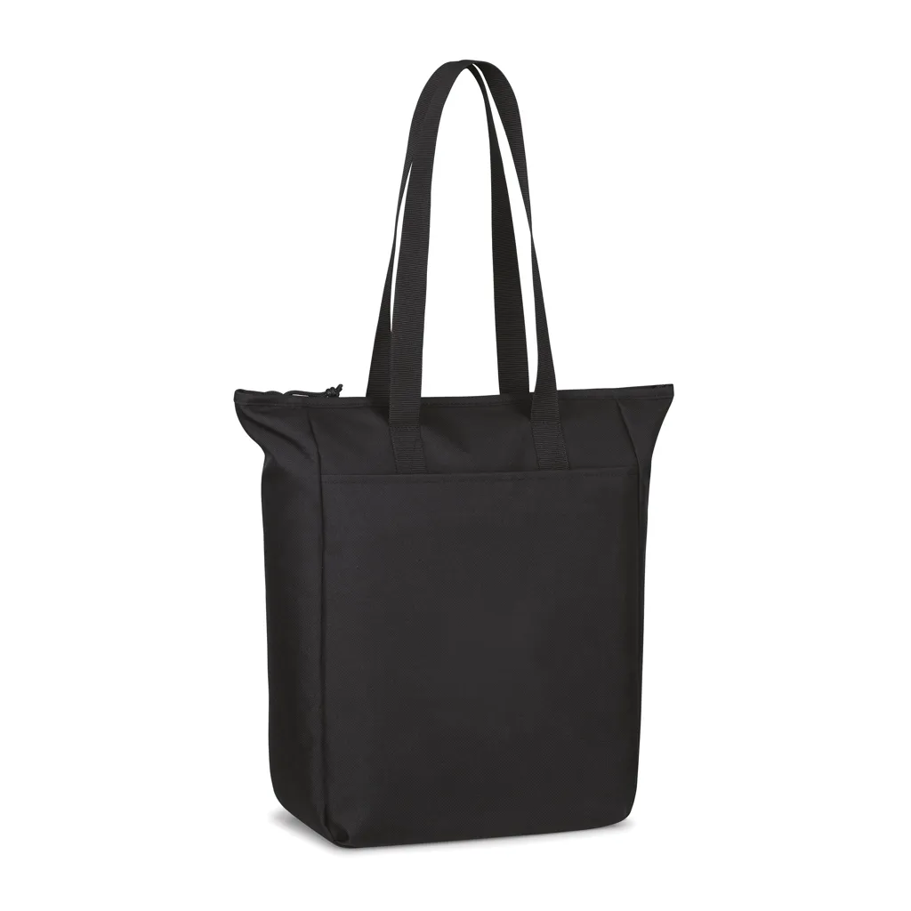 Renew AWARE™ rPET Tragetasche mit Reißverschluss, schwarz – Bild 2