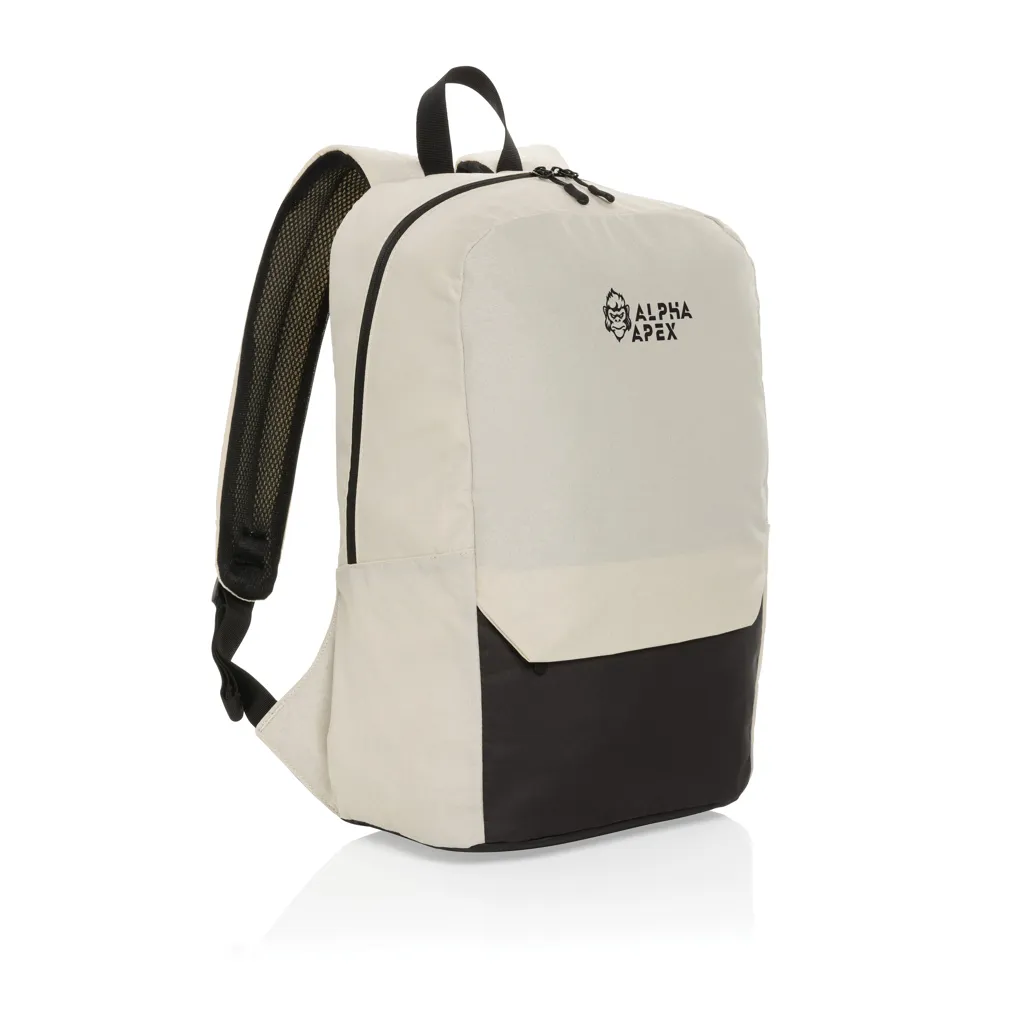 Kazu AWARE™ 15,6" RPET Laptop-Rucksack, off white – Bild 6