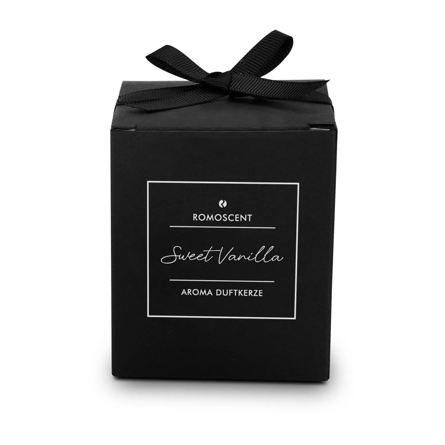 ROMOSCENT® Aromakerze Sweet Vanilla, schwarz-weiß – Bild 14