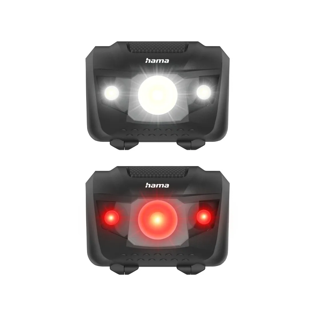 Hama "HL200" LED-Stirnlampe, Batterien, Schwarz – Bild 3
