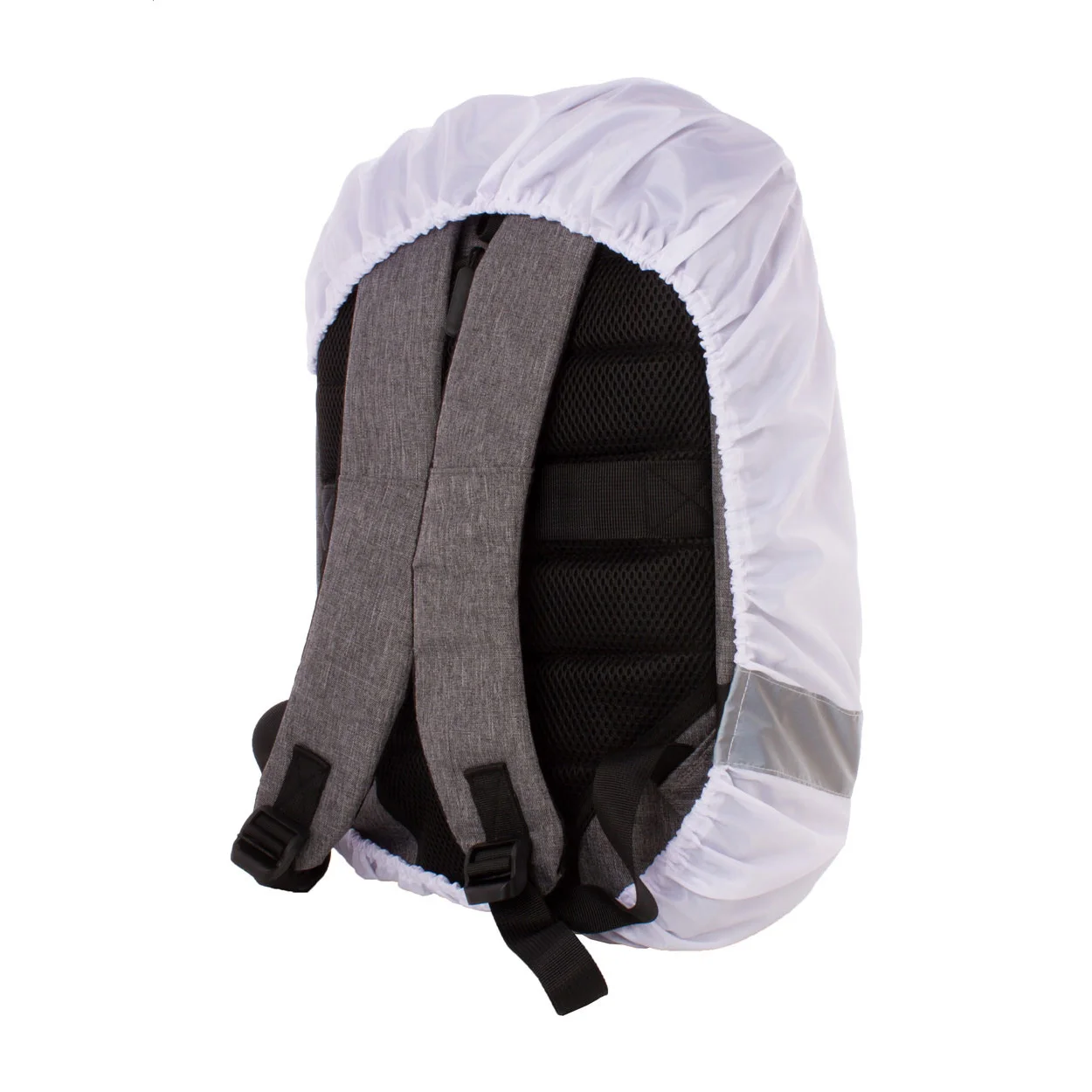 Individuelle CreaBack Reflect, reflektierende Rucksackhülle, weiß – Bild 9