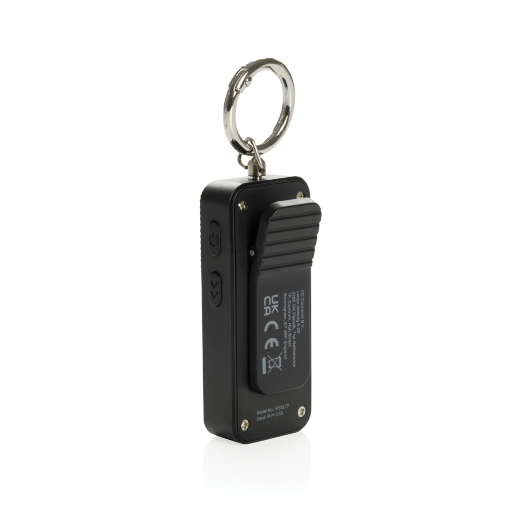 GuardBuddy RCS Personenalarm, über USB-C aufladbar, schwarz – Bild 3