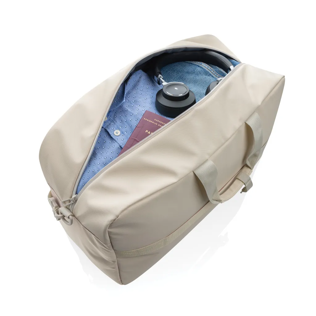 Armond AWARE™ RPET Weekend-Duffel, beige – Bild 5