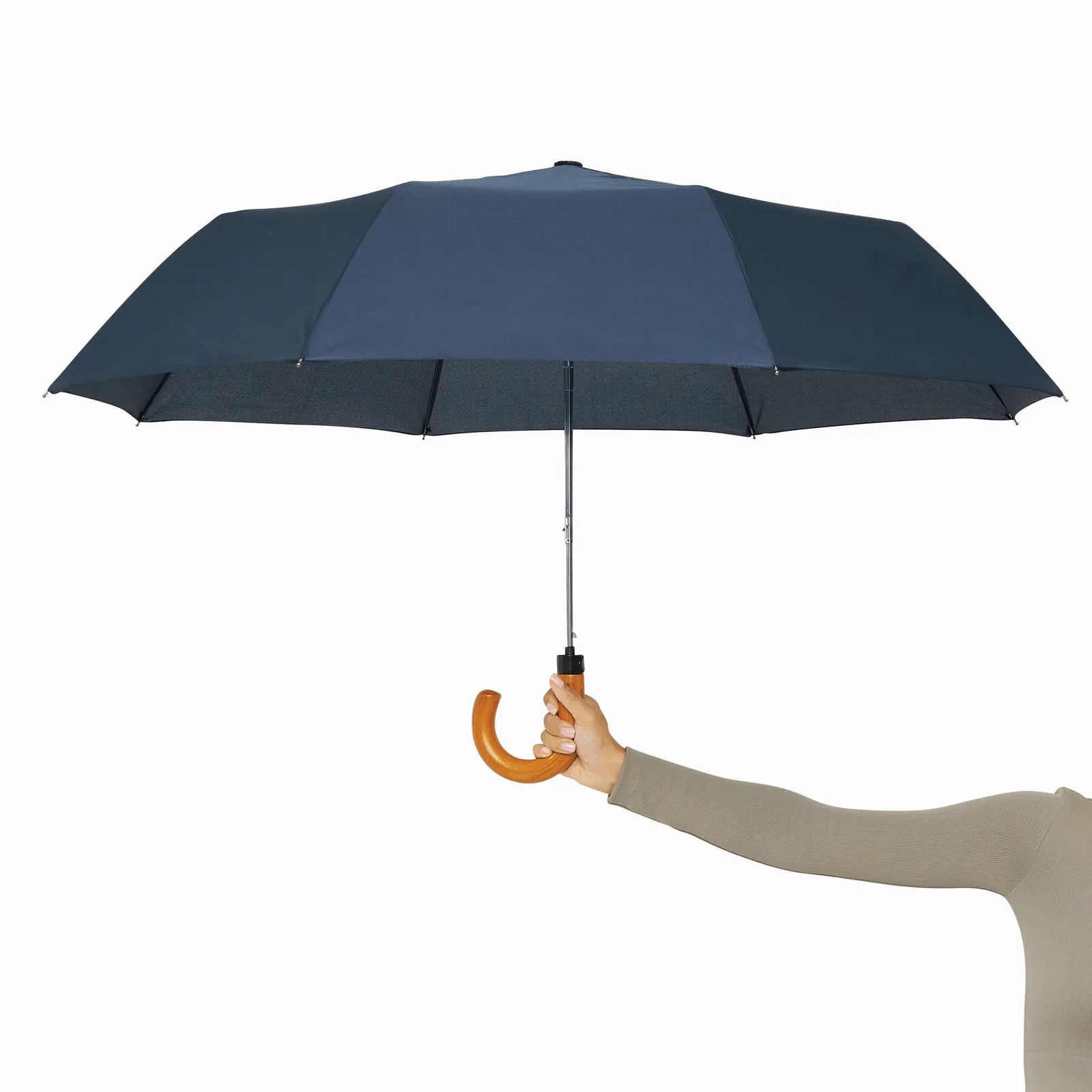 LORD Umbrella, Automatik-Herrentaschenschirm, marineblau – Bild 8
