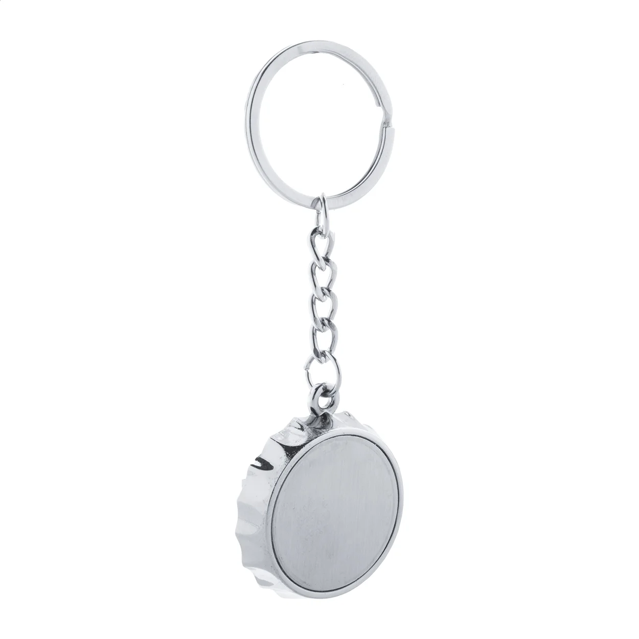 Flaschenöffner/Schlüsselanhänger Bubly, silber – Bild 2