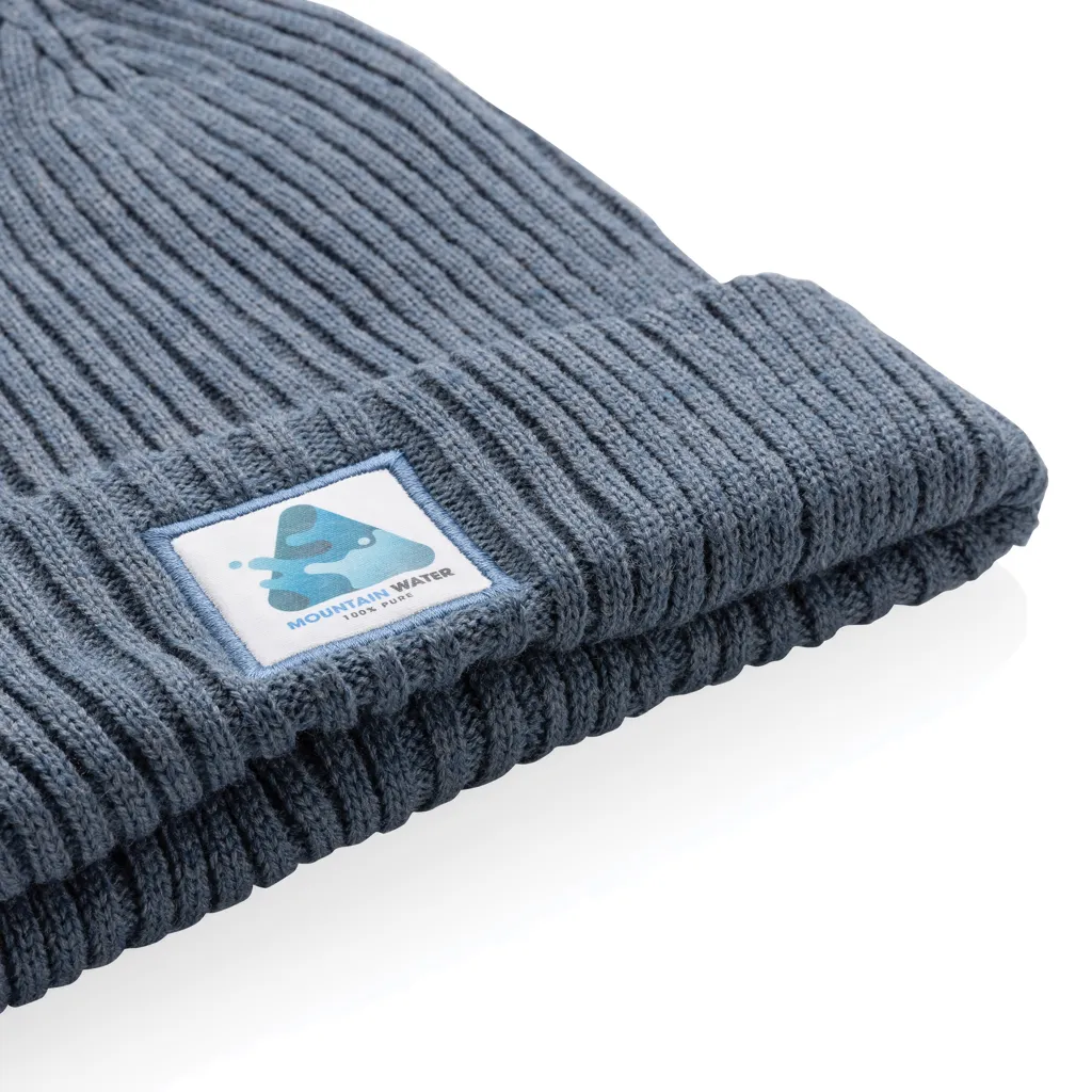 Impact AWARE™ Polylana® doppelt gestrickte Mütze, Sage blue – Bild 5