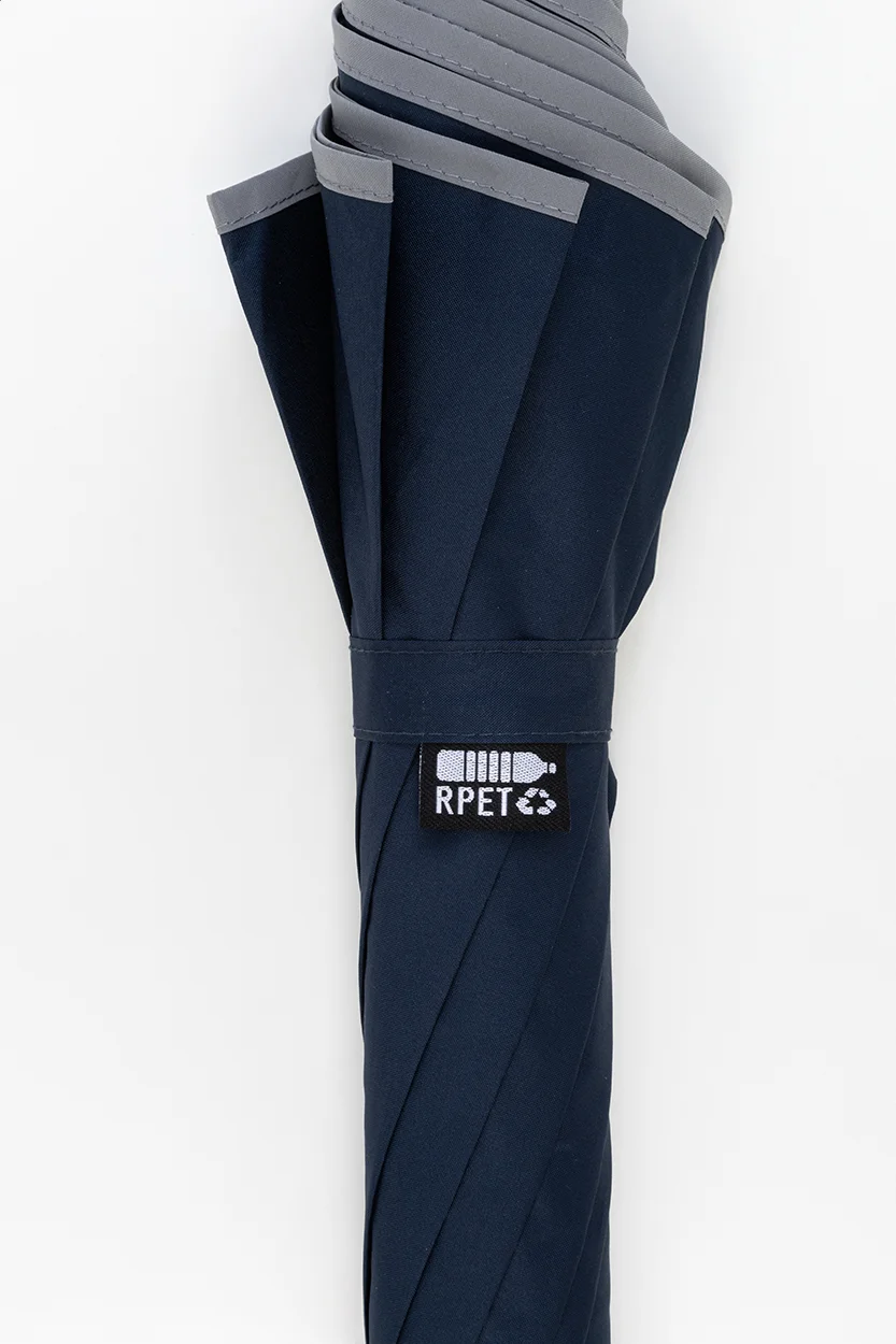 RPET-Regenschirm Thunder Max, blau – Bild 4
