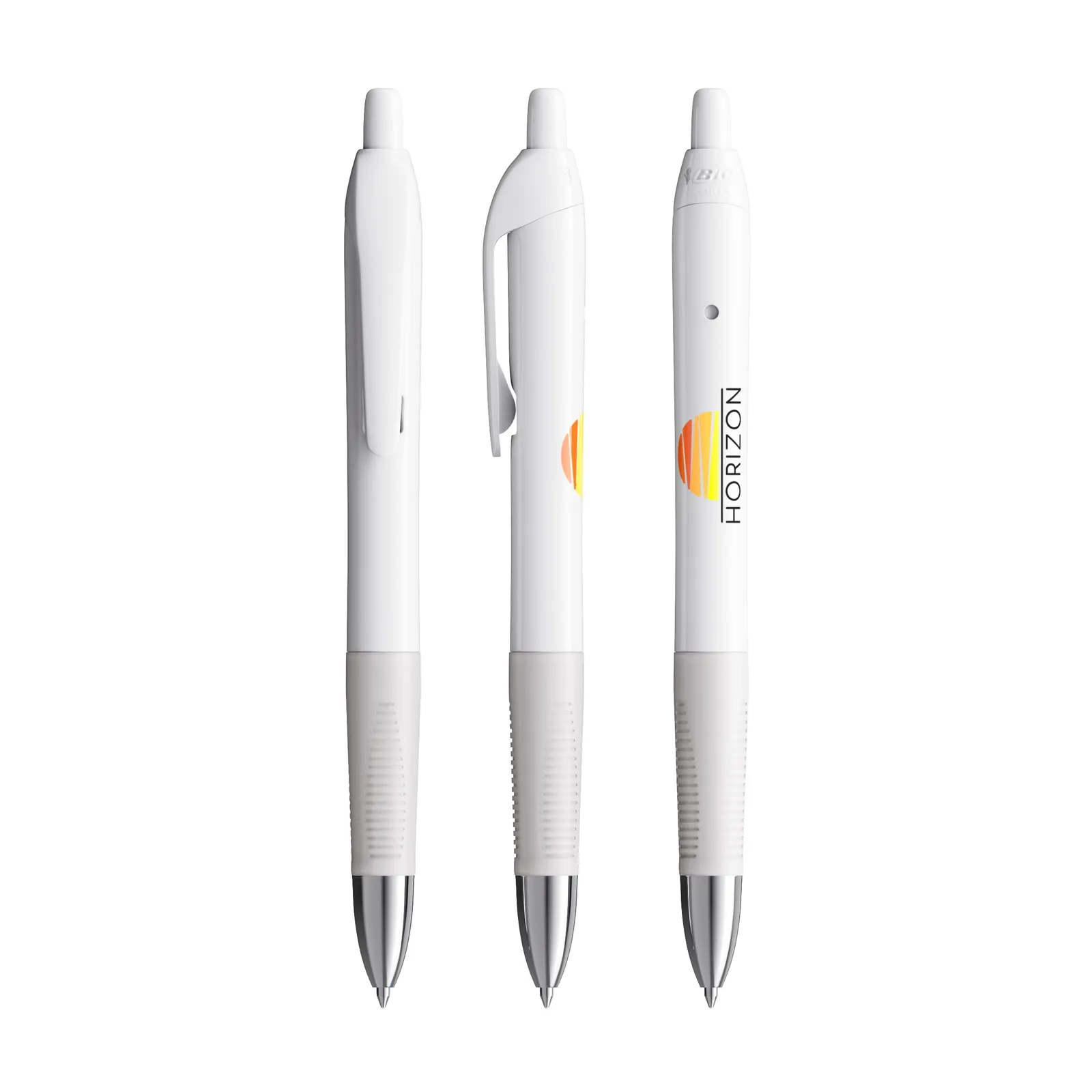 BIC® Intensity® Gel Clic, Weiß / Weiß/ Schwarze Tinte – Bild 2