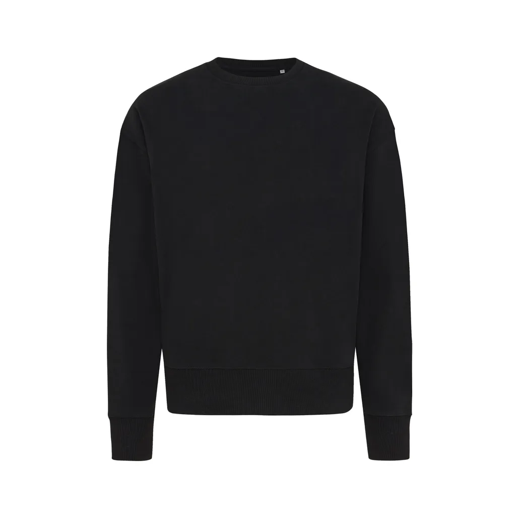 IQONIQ Kruger Relax-Rundhals-Sweater aus recycelt. Baumwolle