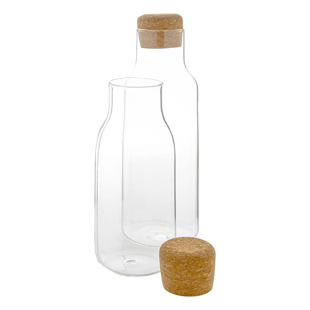 Wasserkaraffe Molokai XL, transparent, natur – Bild 2
