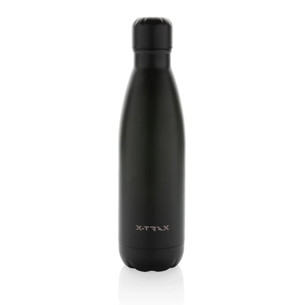 Eureka einwandige Wasserflasche aus RCS rec. Stainless-Steel, schwarz – Bild 4