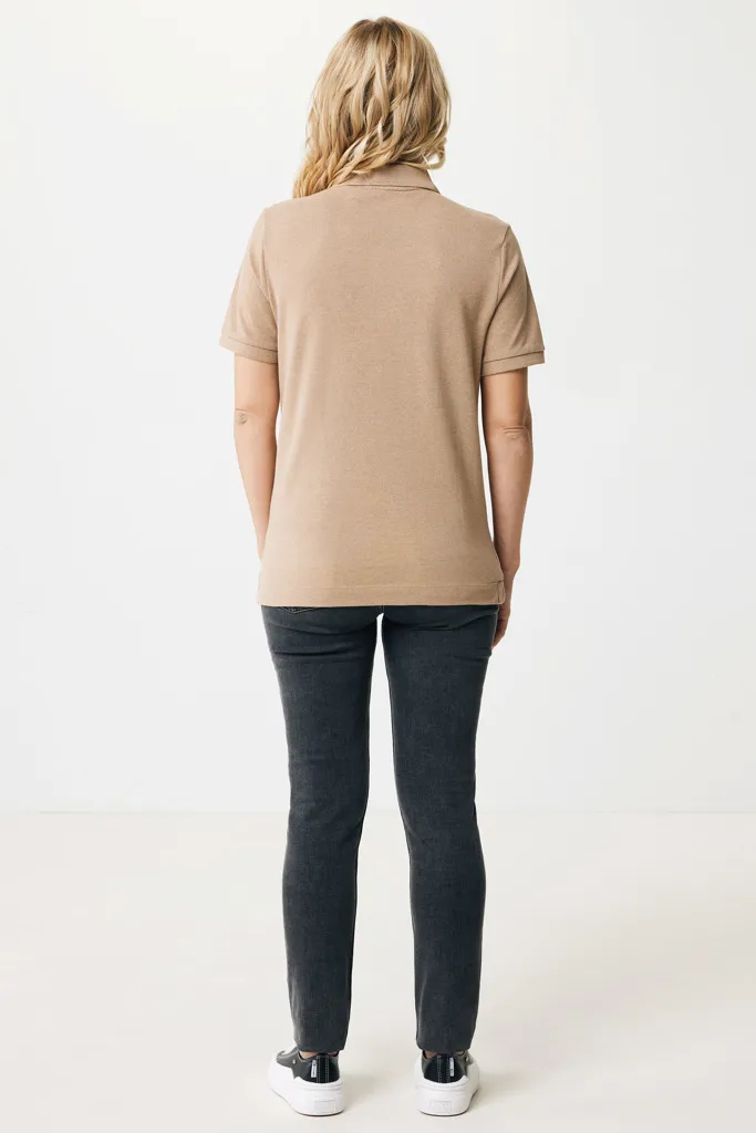 IQONIQ Yosemite Piqué-Poloshirt aus recycelter Baumwolle, heather brown – Bild 7
