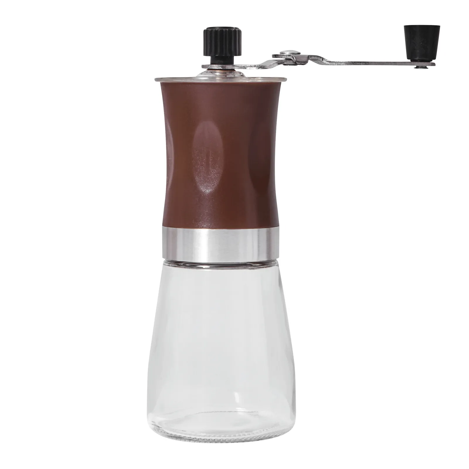 AROMATICALLY - Kaffeemühle braun, silber, transparent, braun, silber – Bild 2