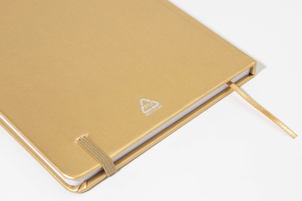 RPU-Notizbuch Oropuk A5, gold – Bild 5