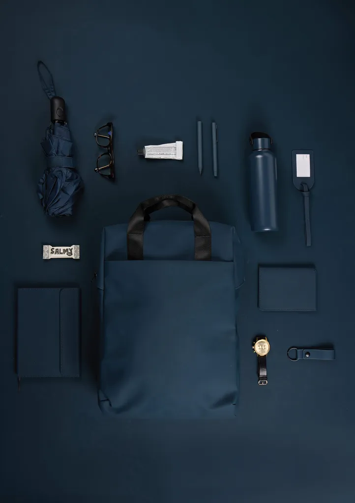 VINGA Baltimore RCS Tote Rucksack, navy blau – Bild 7