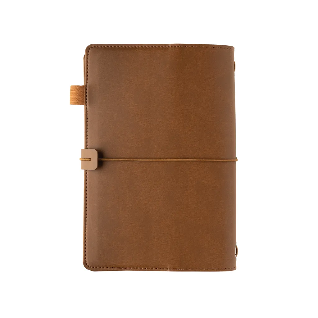 Daily Notes Binder 3-in-1 PU-Notizbuch zum Nachfüllen, braun – Bild 9