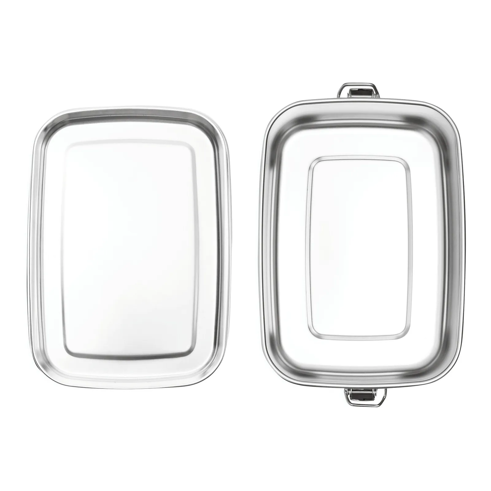 STRONG BREAK - Edelstahl Lunchbox silber, silber – Bild 5