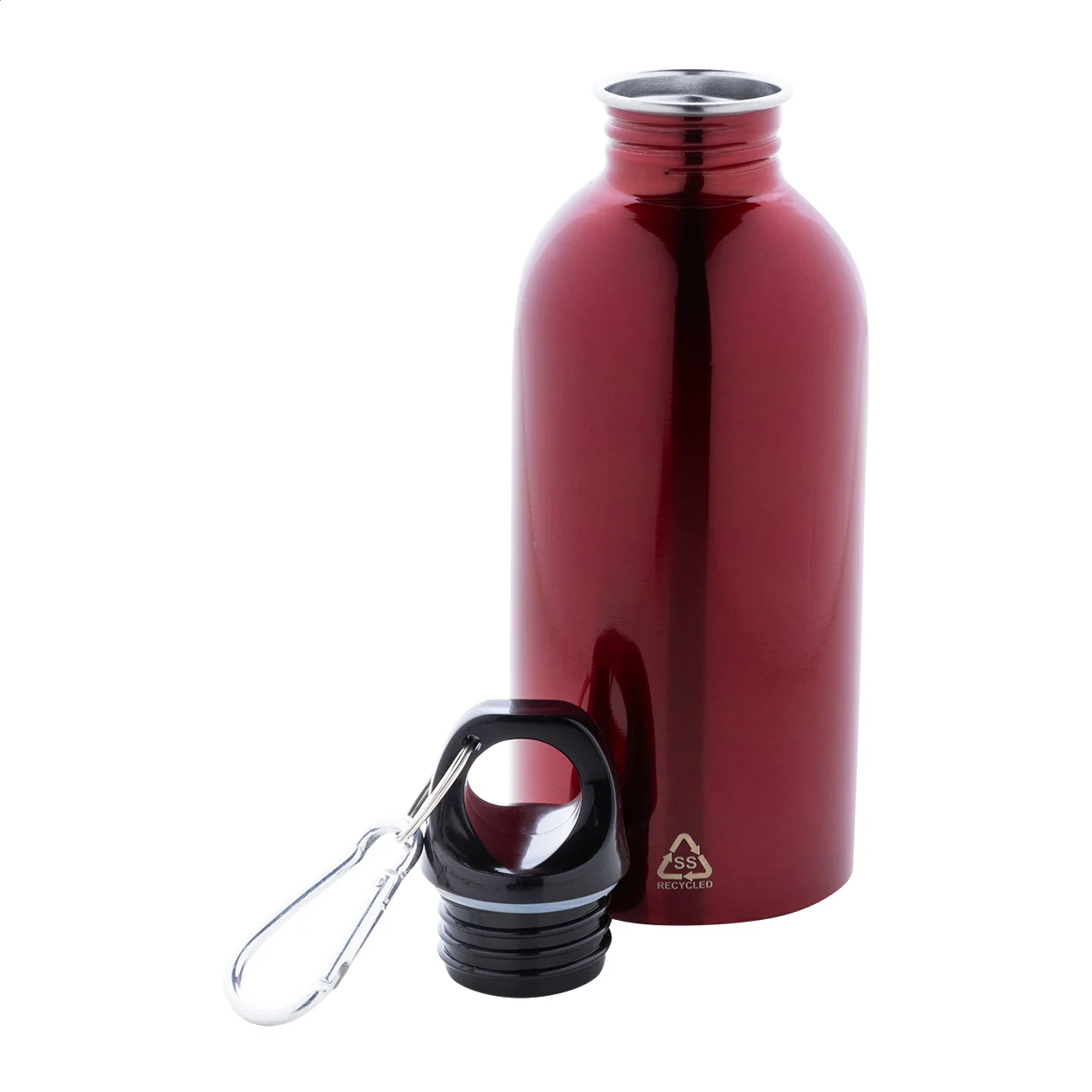 Flasche Ressuto aus recyceltem Edelstahl, rot – Bild 2