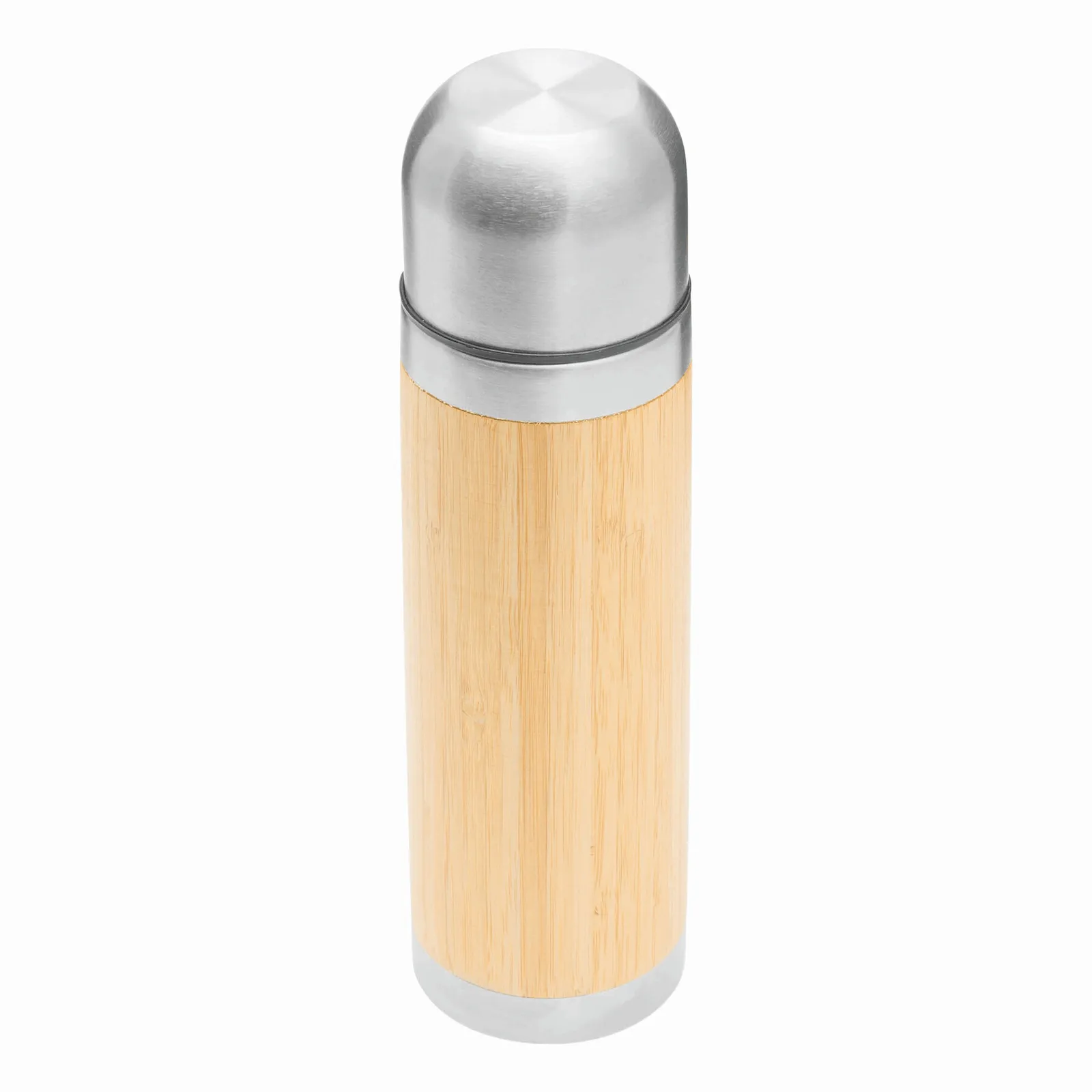 BAMBOO SPACE - Vakuum-Isolierkanne braun, silber