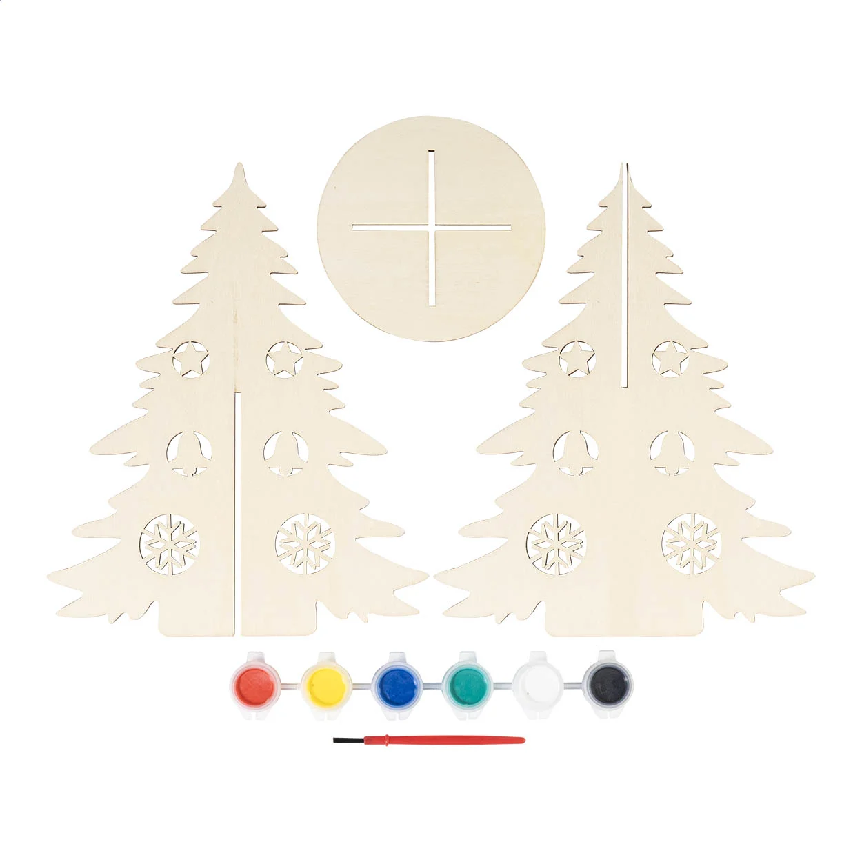 DIY Weihnachtsbaum Malagran, natur, mehrfarbig – Bild 2