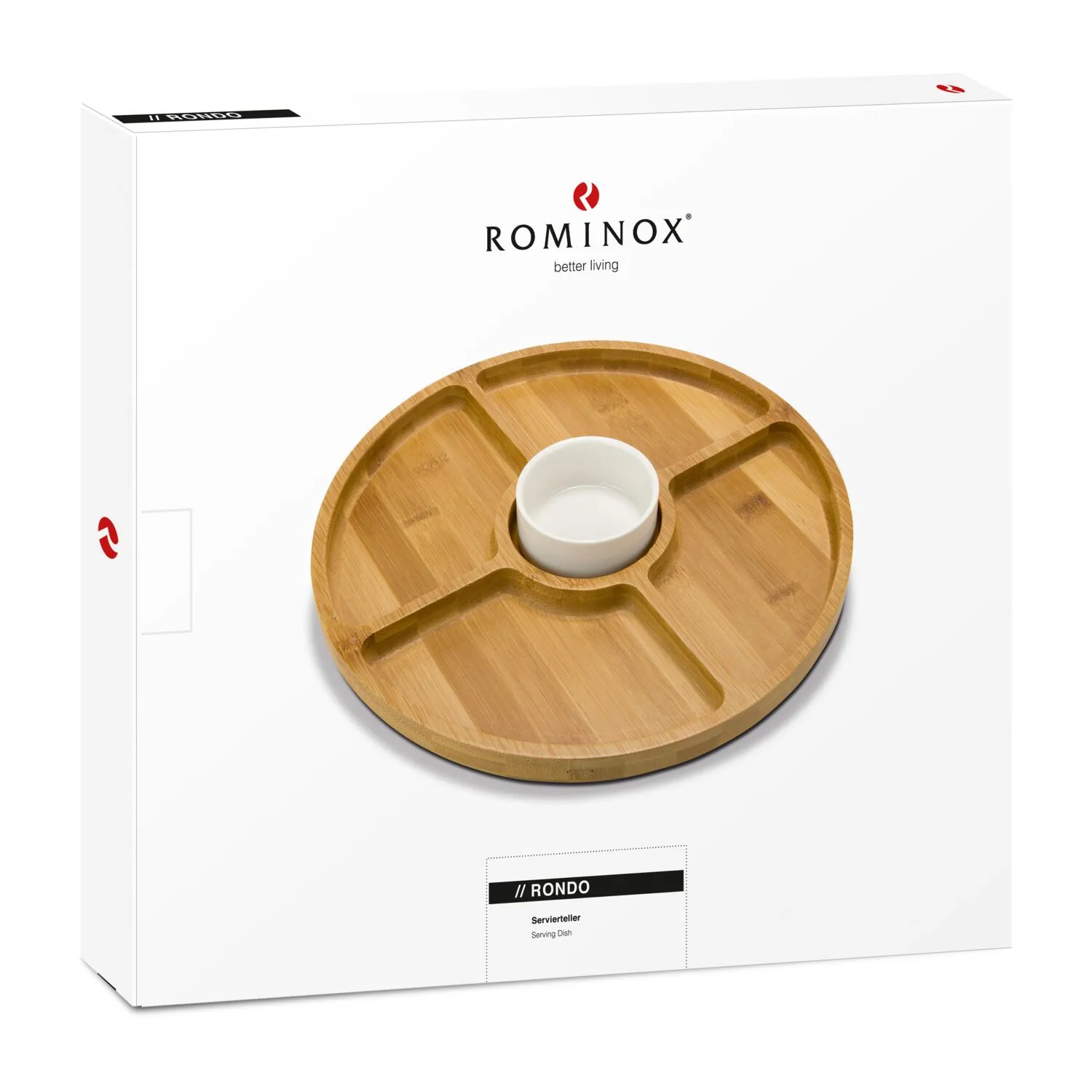 ROMINOX® Servierteller // Rondo, braun – Bild 7