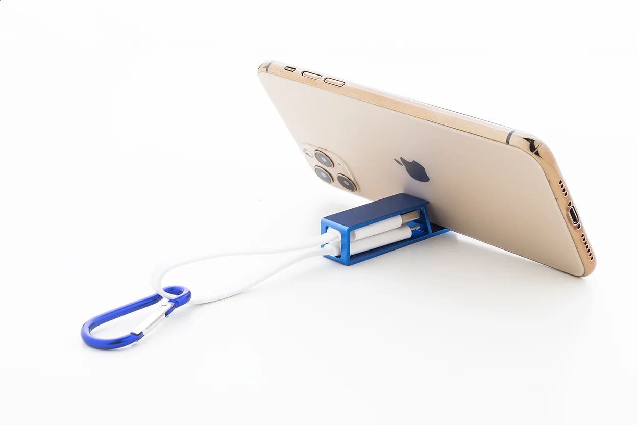 USB-Ladekabel Cappy, blau – Bild 4
