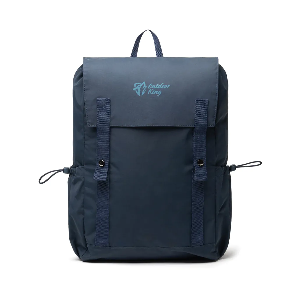 KENTO URBAN Everyday Rucksack aus RCS recyceltem Nylon, navy blau – Bild 6