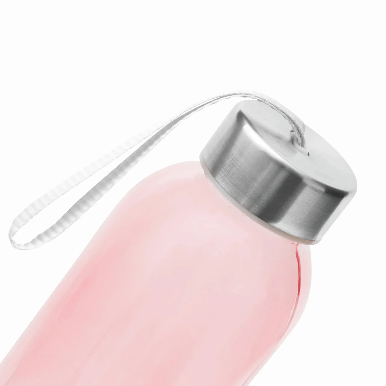 TAKE SMART - Glas-Trinkflasche, rot – Bild 3