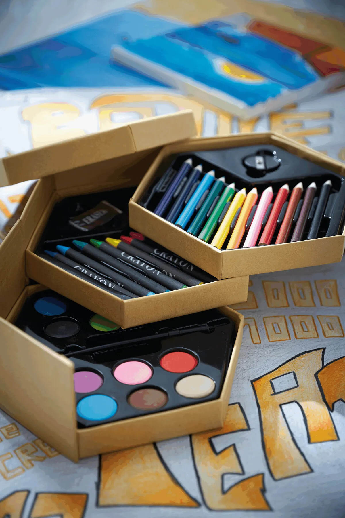 COLOURFUL LEVEL - Malset braun, braun – Bild 7