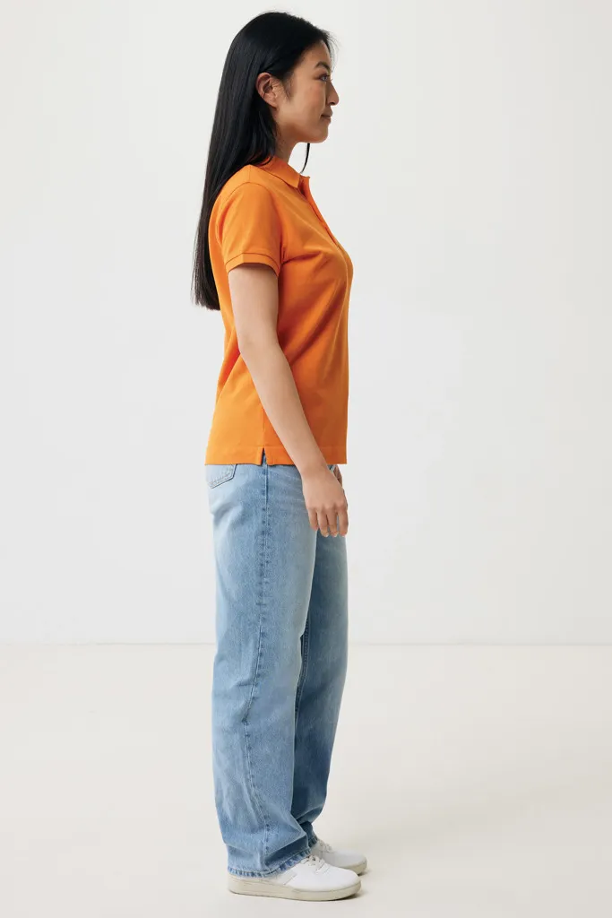IQONIQ Yosemite Damen Piqué-Poloshirt aus rec. Baumwolle, orange – Bild 6