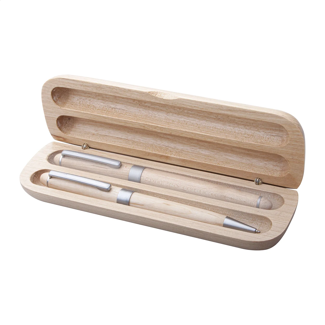 Kugelschreiber Set aus Holz Nawodu