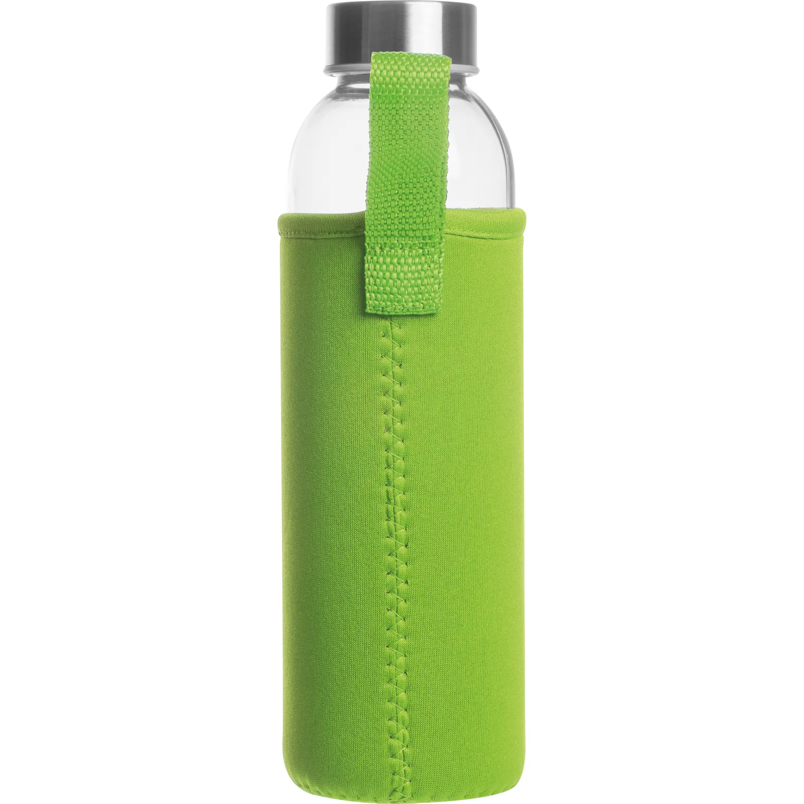 Glasflasche Klagenfurt, apfelgrün – Bild 6