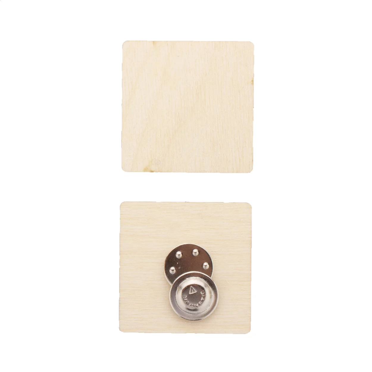 Individueller Anstecker WooBadge, natur – Bild 3