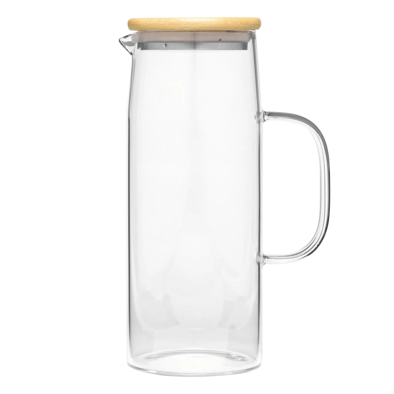 BAMBOO PITCHER - Glas-Karaffe braun, braun – Bild 3