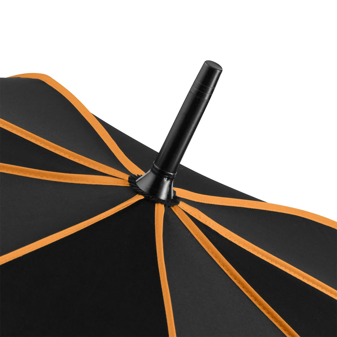 AC-Midsize-Stockschirm FARE® Seam, schwarz-orange – Bild 7