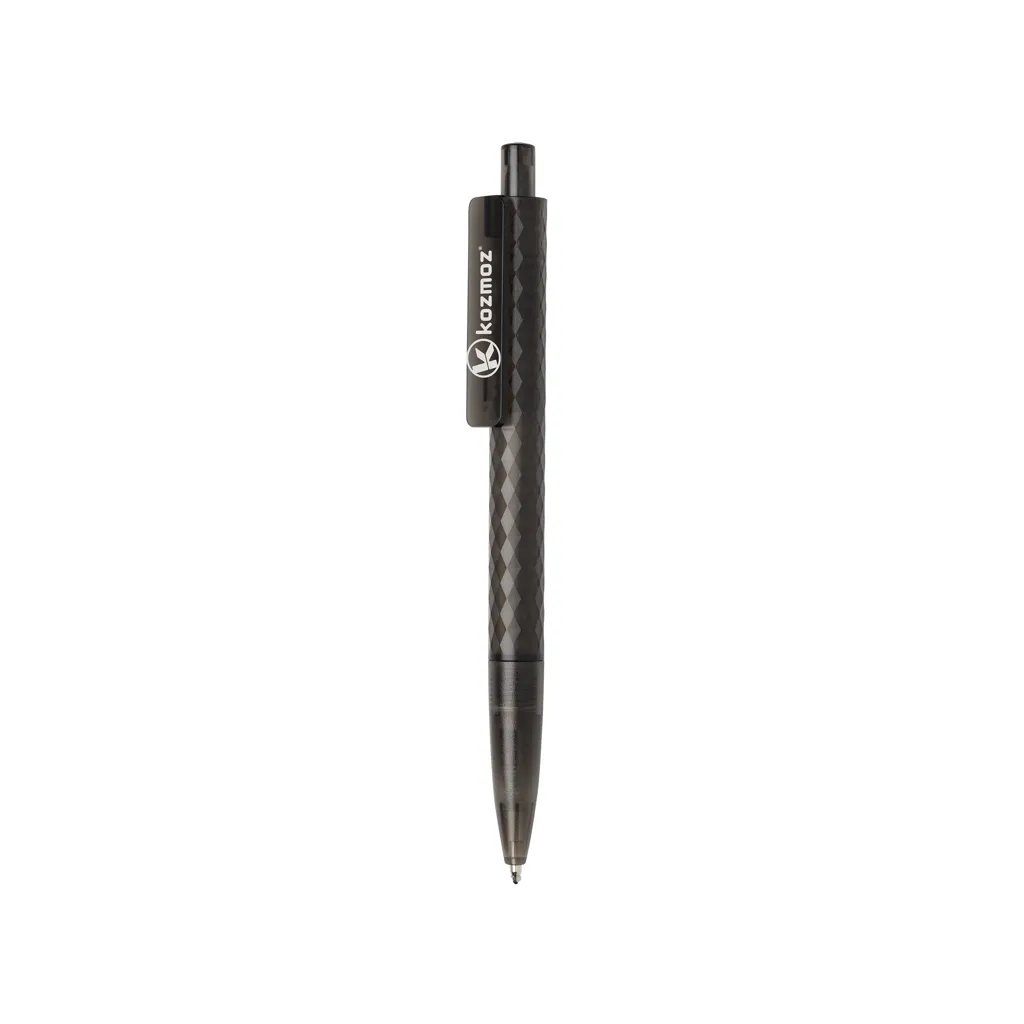 X3 Frosted-Pen aus GRS recyceltem PC, schwarz – Bild 4