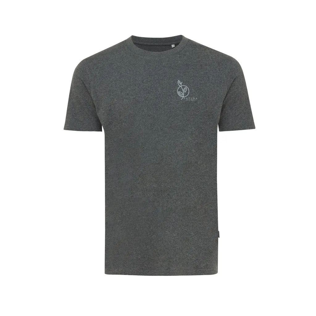IQONIQ Manuel ungefärbtes T-Shirt aus recycelter Baumwolle, heather anthracite – Bild 7