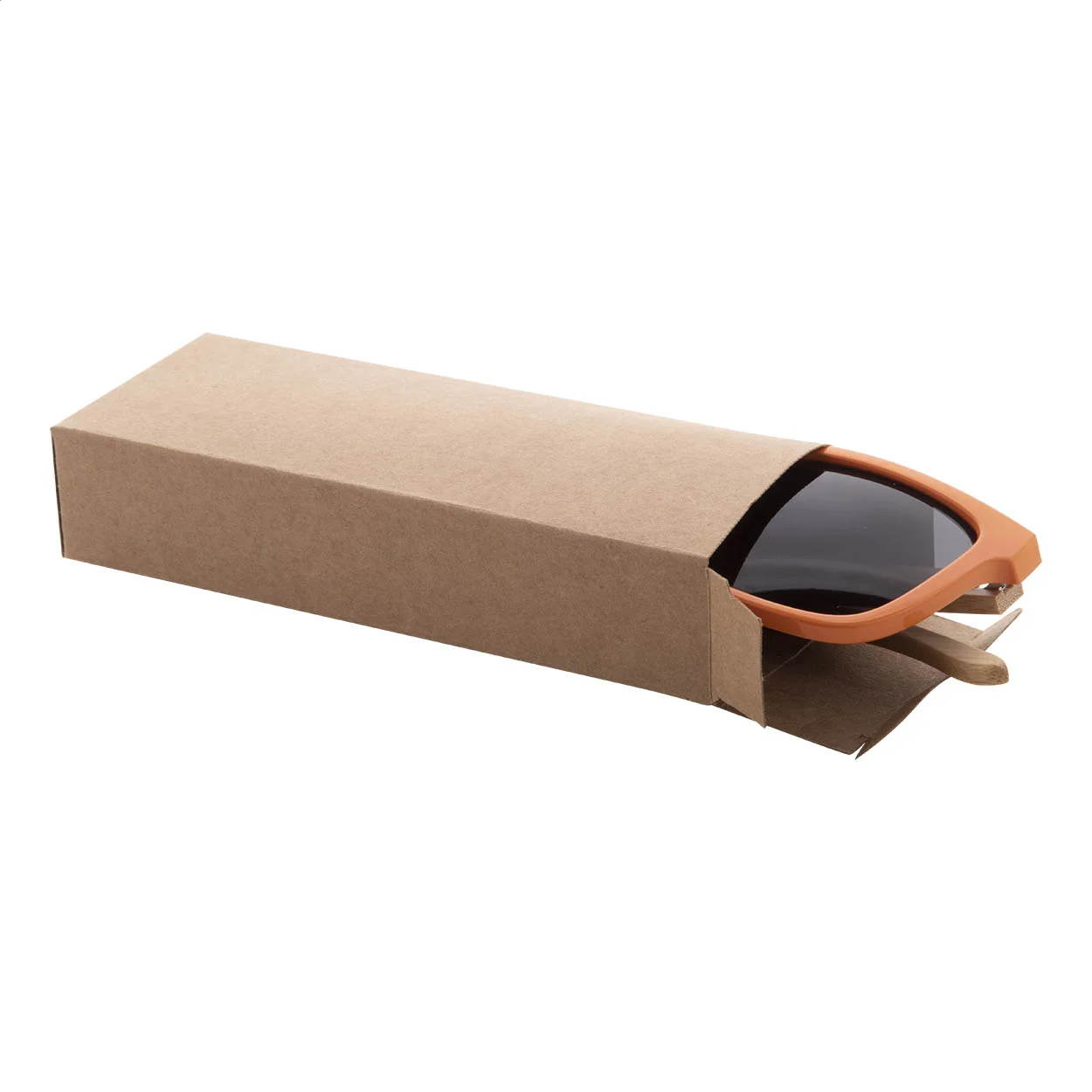 Sonnenbrille Colobus, orange, natur – Bild 6